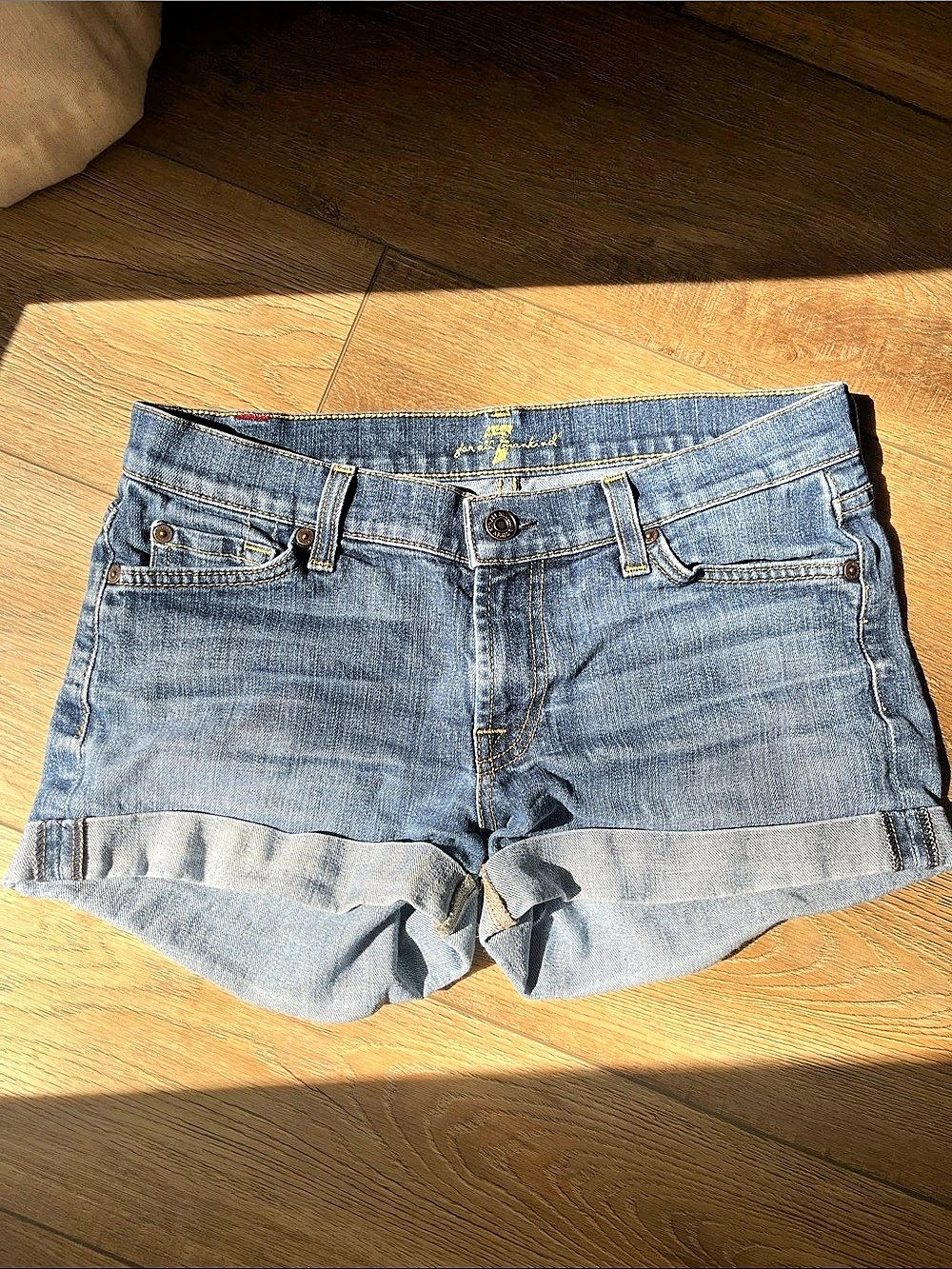 7 for all Mankind. Women's Denim Jean Shorts Waist 27